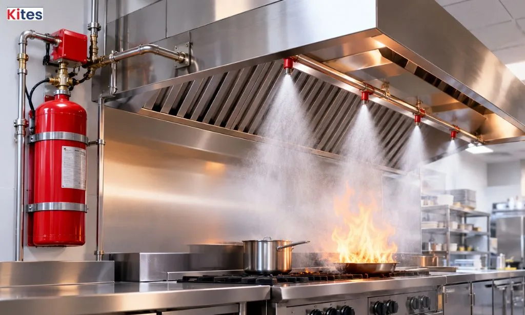 Automatic Kitchen Hood Suppression System for Commercial Kitchens