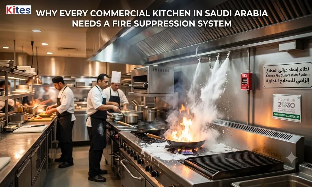 Commercial Kitchen in Saudi Arabia Needs a Fire Suppression System