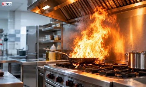 How to Handle a Grease Fire in a Commercial Kitchen